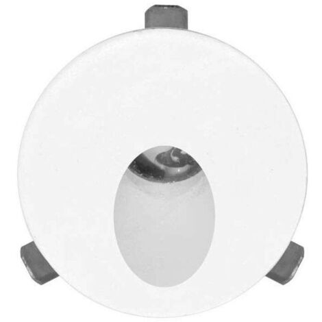 Polo - Luce da incasso segnapasso LED Beneito & Faure - 2W, Luce calda 3200K, 65° - Faretto da incasso Rotondo Bianco