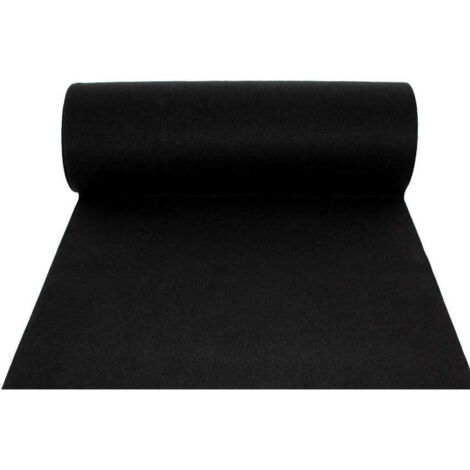 Tappeto moquette guida passatoia per interno esterno Nera H 1 x 30 mt (1/4)