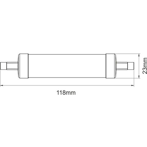 Le Lampadine Dimmerabili LED R7s COB J78 J118 Sostituiscono L