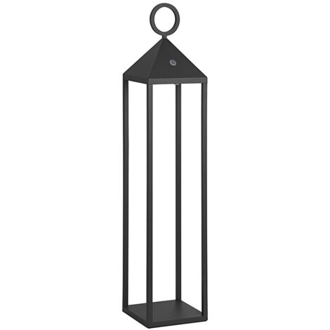 PICNIC Lampada da tavolo portatile LED 2,2W IP54 2700K CRI85 67cm - Antracite - Rossini Group - Design in alluminio pressofuso