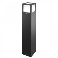 Lampada da terra Oliver Bollard Antracite LED 15W IP65 3000K 65cm - Rossini Group, illuminazione giardino di design in alluminio pressofuso