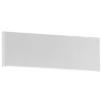 PLANK Applique LED 12W 1320LM 3000K in metallo verniciato bianco doppia emissione 27cm