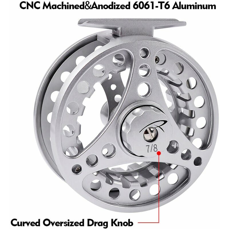 1PC Aluminum Alloy Fishing Reel Knob Foldable CNC Power Handle