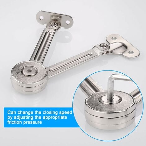 2 Pcs Soft Close Lid Support Hinge With