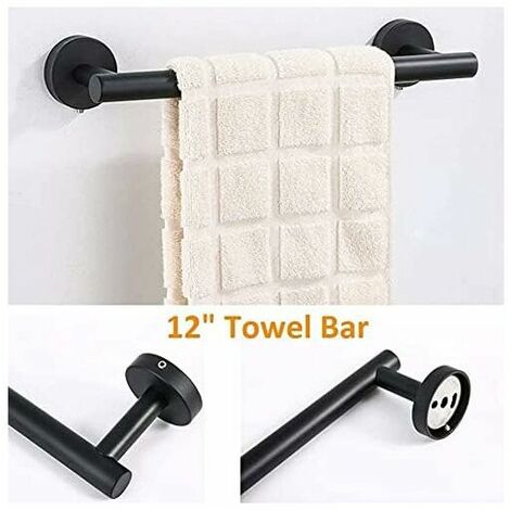 NORCKS Swivel Towel Rail, Towel Holder with 2 Swing Bars for