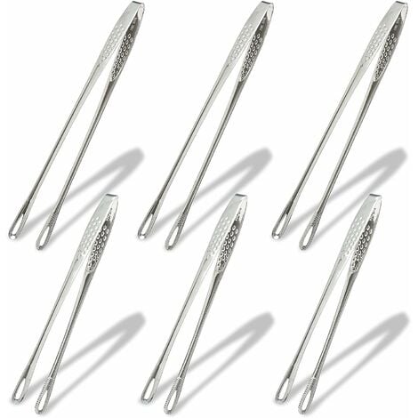 Pack Sus Stainless Steel Food Tongs Long Tweezer Tongs Barbecue