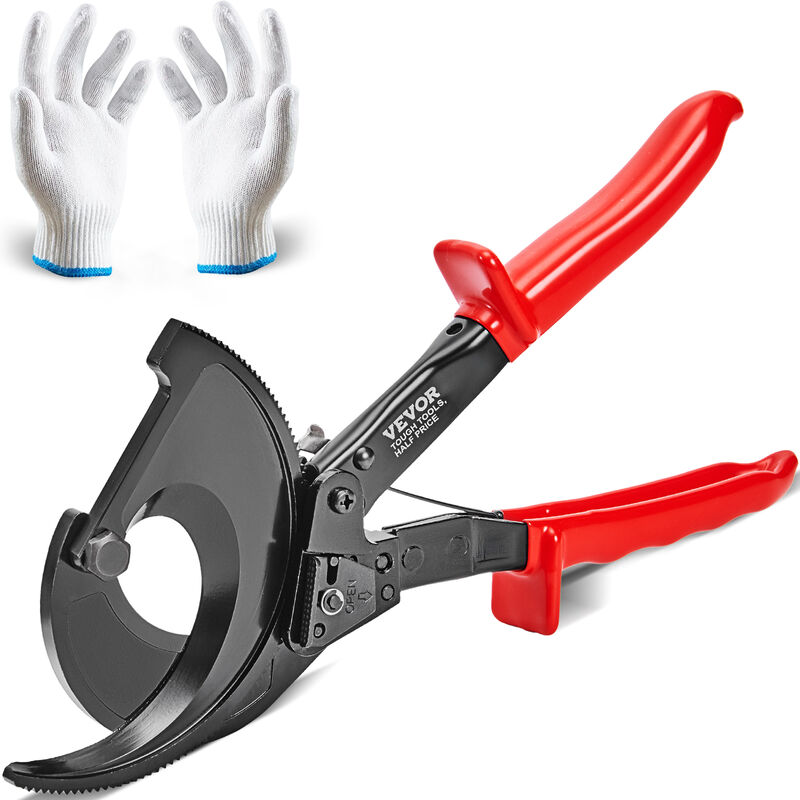 Coupe-câble à Cliquet JA40 - Coupe Cuivre Et Aluminium Jusqu'à 300 Mm², Lame Forgée 60Si2Mn - Professionnel