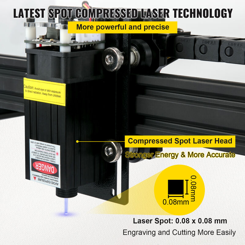 Machine a Graver Laser, 50w CNC , Protection des Yeux 400x400mm