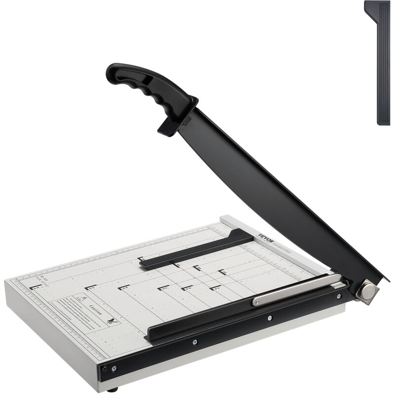 Massicot A4 Guillotine Yolispa - Capacité 12 Feuilles, Lame Sécurité, Coupe Papier Et Photos - Pour Bureau, École, Scrapbooking