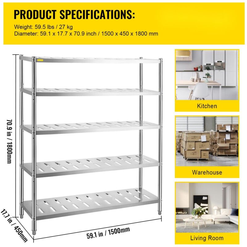 Étagère Métallique 3 Niveaux 90x100x60 Cm – Charge 175 Kg/Niveau – Anthracite – Pour Garage, Cave, Buanderie