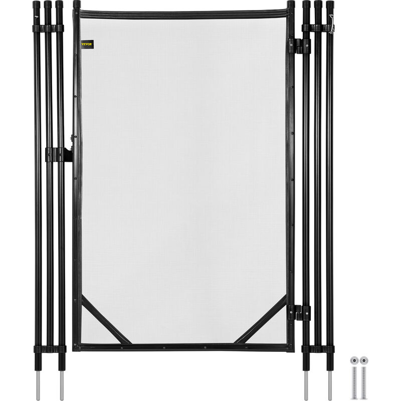 Barrière de protection pour piscine enterrée NORA noir, module de 3,2  mètres Aqualux