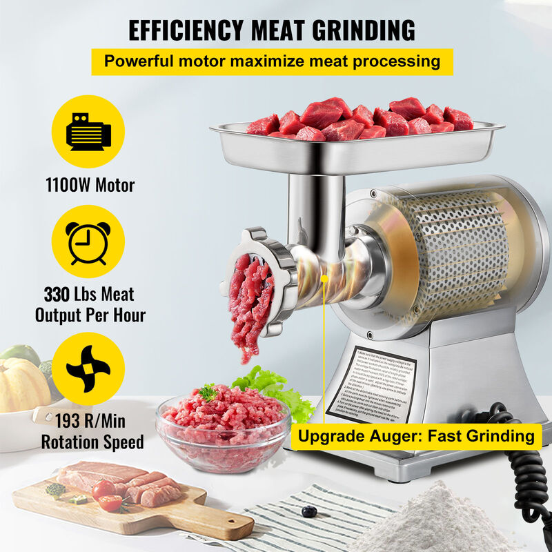 Vertes Hachoir viande 250 watt pour jusqu'à 220kg / heure
