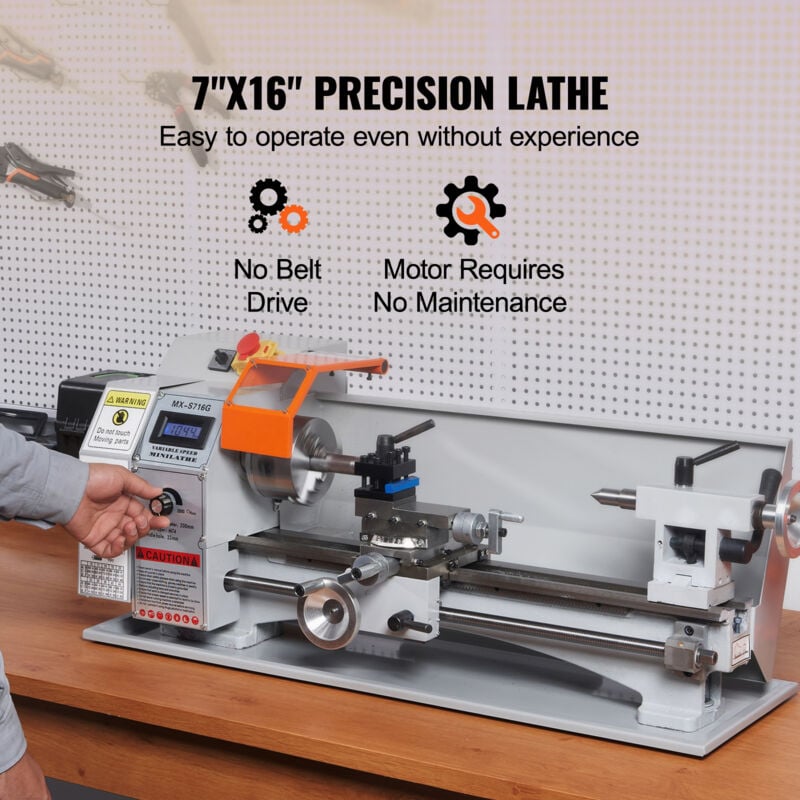 Conseils d'utilisation d'un mini-tour à métaux pour usiner les pièces  cylindriques