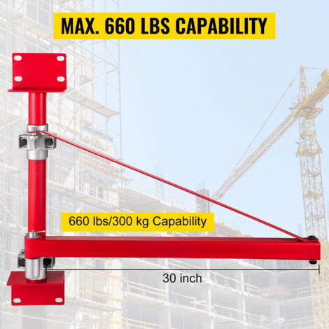 Bras De Levage Échafaudage 220V - Treuil Électrique 200-1000 Kg - Robuste Pour Atelier Et Garage