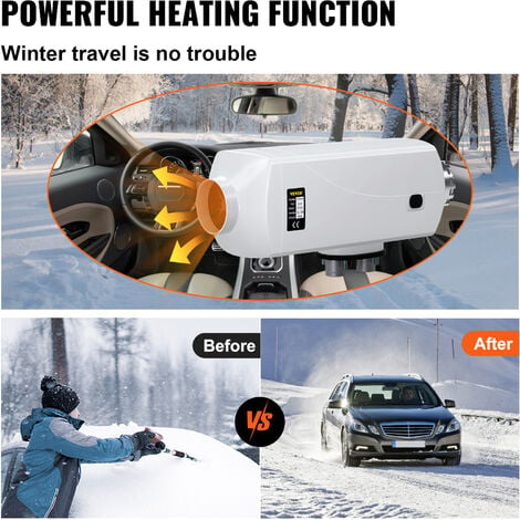 Chauffage Diesel 5KW 12V - VEVOR - Réchauffeur d'Air avec LCD