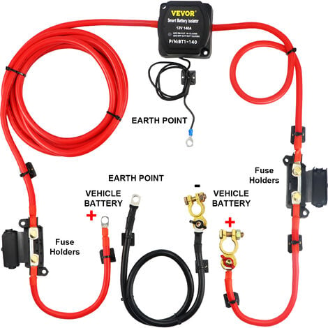 Isolateur De Batterie Double Intelligent, Pratique VSR étanche IP65 Pour RV  Pour UTV 