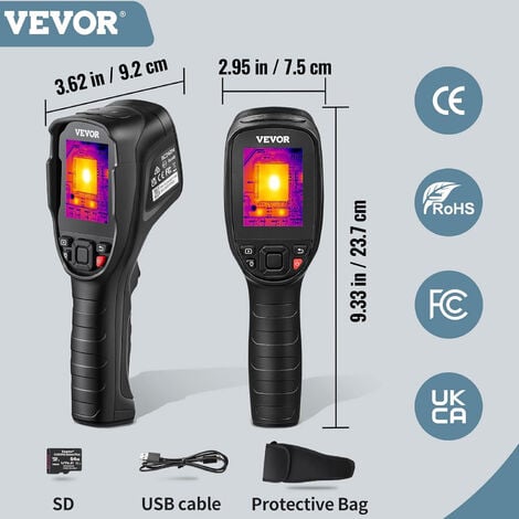 Vevor Image Thermique Infrarouge A Camera Thermique Hz Cameras Infrarouges Imagerie