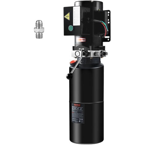 Pompe hydraulique manuelle acier 4 litres pour remorque