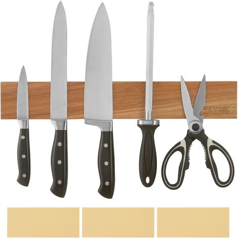 Barre magnétique pour couteaux et ustensiles de cuisine, longueur