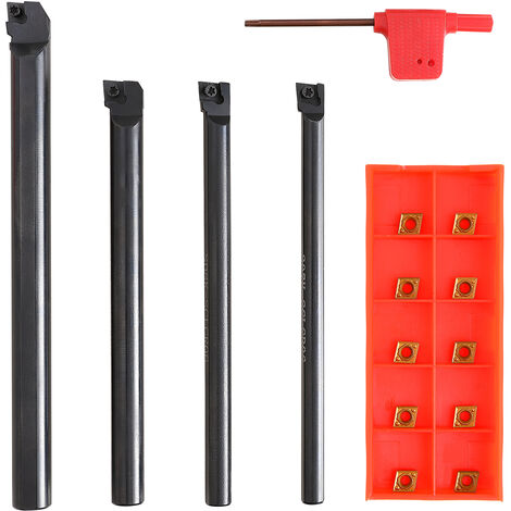 EJ.life Plaquettes En Carbure Pour Le Tournage Sur Bois Lame Indexable