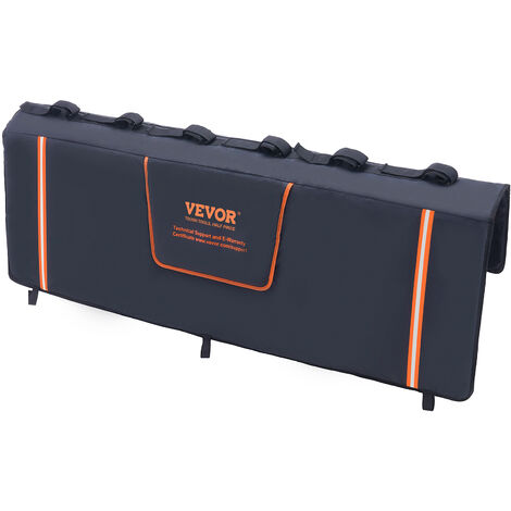Tapis De Protection Pour Hayon De Pick-up 132 Cm - Pour Transporter Jusqu'à 5 Vélos, Avec Poches à Outils, Résistant
