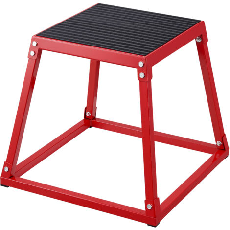 Boîte Pliométrique 3 En 1 Bois - 12x14x16 Pouces, Antidérapante