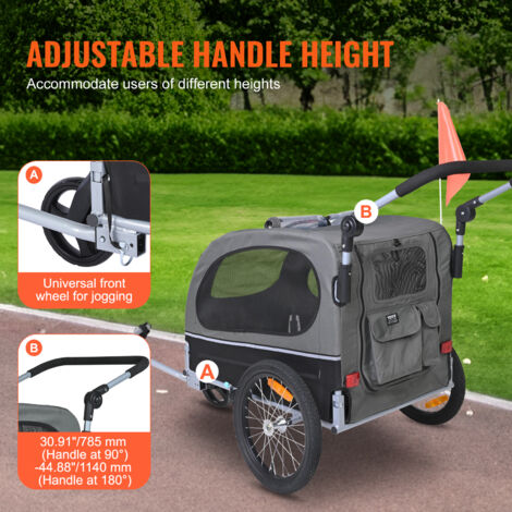 Ax Bike Remorque Velo Une Place Poussette remorque velo clearance
