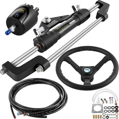 Kit Purge Direction Hydraulique Besttoolifes Pour Système SeaStar | Raccord Laiton Sans Fuite | Tuyau + Tube De Pont