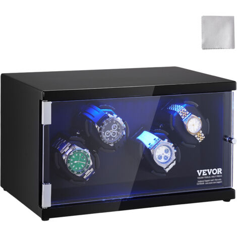 Remontoir VEVOR Pour 6 Montres Automatiques - Moteurs Japonais Mabuchi Silencieux - Neuf Avec étui