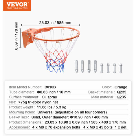 Mini système de cerceau de basket-ball intérieur extérieur extérieur de