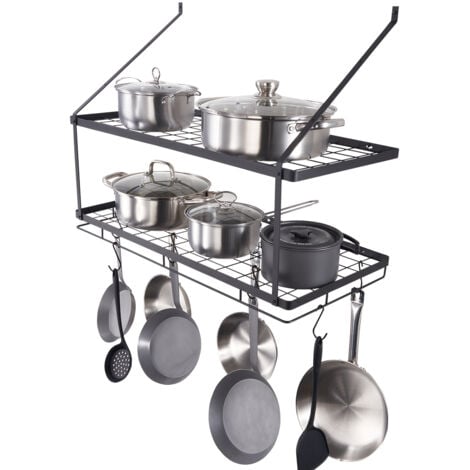 Asthoe Rangeent Poele Et Casserole, Range Couvercle Avec 7