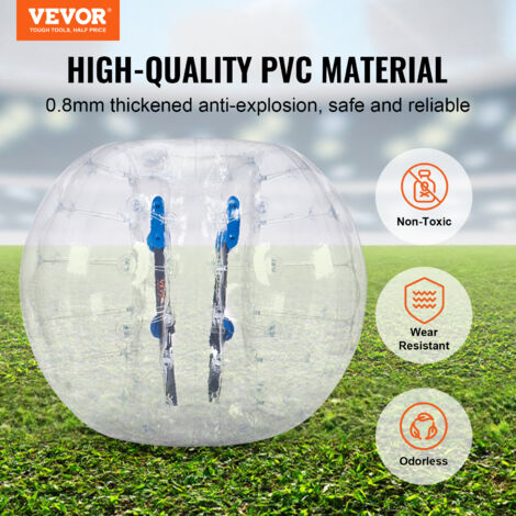 2 Balles Gonflables VEVOR De 1,2 M – PVC 0,8 Mm – Pour Adultes Et Ados – Jeux D'équipe En Extérieur – Avec Patchs De Réparation
