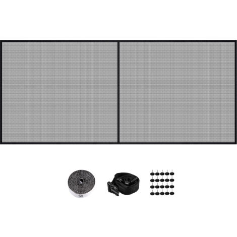 Porte écran De Garage 18x8Ft – Fibre De Verre 3000G – 2 Voitures