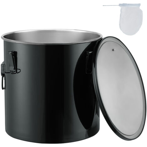 Secchio per compost in acciaio inox per cucina, cestino per la