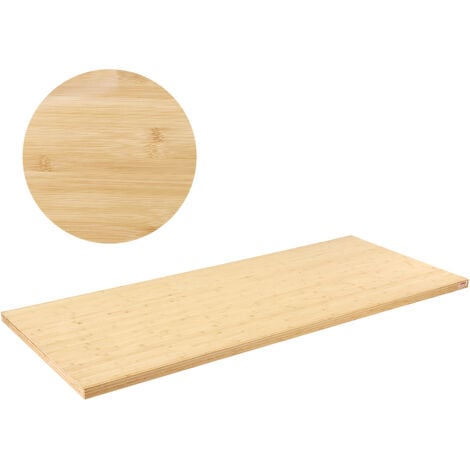VEVOR Dessus de table en bambou, 70,9" x 29" x 1,5", capacite de charge de 330 lb, bureau universel solide monobloc en bambou pour cadre de bureau electrique reglable en hauteur