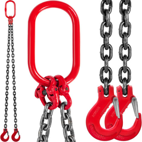 Élingue De Levage Chaîne 5/16 X 6' – Capacité 3 Tonnes (6600 Lbs) – Idéale Pour Travaux, Garage Ou Manutention !