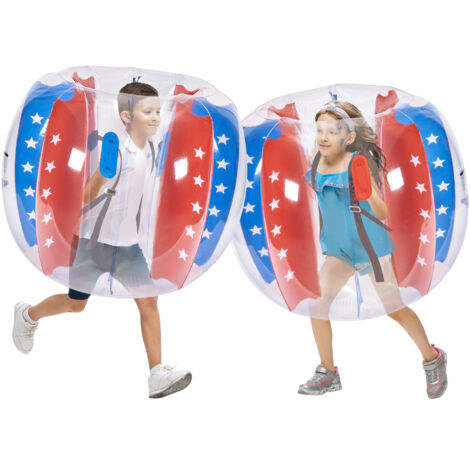 Bulle Gonflable Transparente de 1,2 m-VEVOR- 2PCs pour Adolescents et Bulle Gonflable Transparente de 1,2 m-VEVOR- 2PCs pour Adolescents et