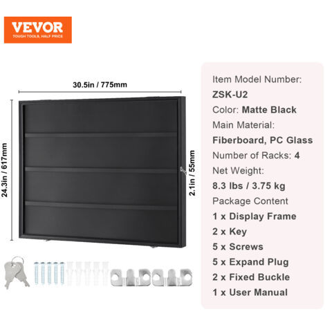 Vassoio Portavetrini Da 20 Posti | In Cartoncino Blu Per Conservazione Campioni | 208x341x9 Mm - Foto 4