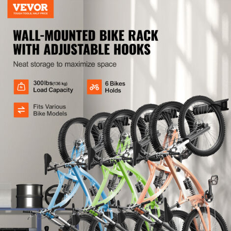 Crochet Mural Pour Vélo Delta Cycle Leonardo Da Vinci (RS4007C) - Support Rangement Mural Simple