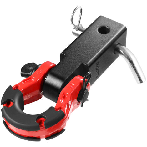 VEVOR – Récepteur D’attelage à Manille Pour Récepteur 50 Mm | Résistance Rupture 24T, Charge 7,2T | Pour Remorquage, Récupération 4x4 - 12