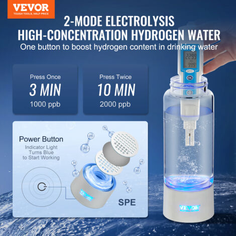 Comprimés Générateurs D'hydrogène Pour Eau - Réutilisables, 5 Pièces - Enrichit L'eau En Oligo-éléments Et Hydrogène