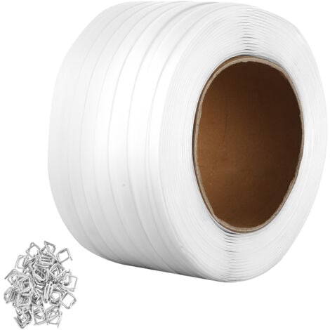 Lot De 100 Boucles De Cerclage En Plastique Transparent Durable Pour