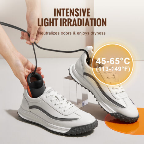 Sèche-Chaussures Électrique Avec Minuterie Et UV - Pliable, Séchage Rapide 30-120 Min, Température 48-60°C, Pour Chaussures & Bottes