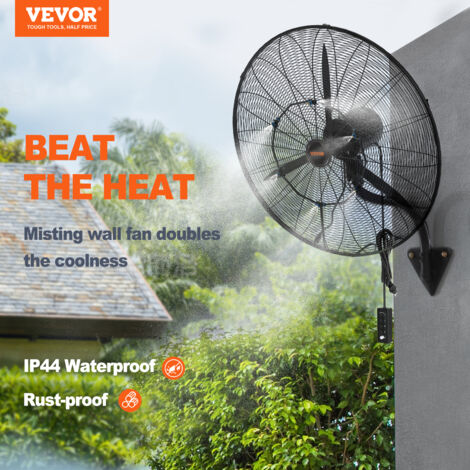VEVOR Ventilateur Industriel Tambour 60cm - 8700 CFM 3 Vitesses - Rotation 360° - Pour Atelier Et Entrepôt