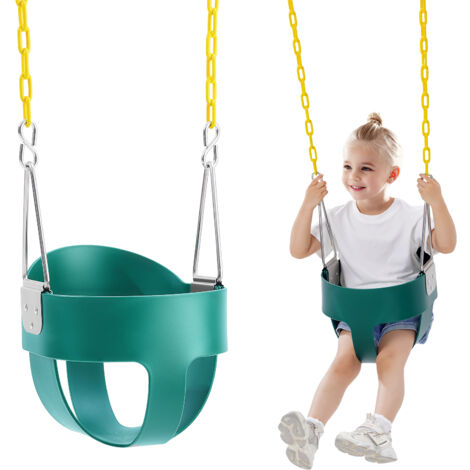 Balançoire De Jardin VEVOR - 1 Nacelle + 1 Siège Ceinture - Portique Acier - Capacité 200 Kg