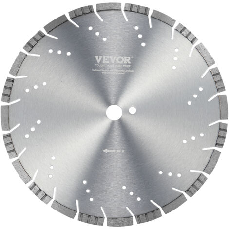VEVOR Disque Diamanté 350mm - Lame De Scie Béton Carrelage Brique, Coupe Humide Ou Sèche