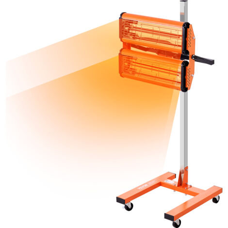 Lampe Séchage Infrarouge RibasuBB 1000W - Séchage Rapide Pour Vernis, Colle & Plus | 1x Lampe