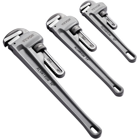 Clé à Pipe Droite RIDGID – Aluminium – 10 Pouces – Robuste – Plomberie