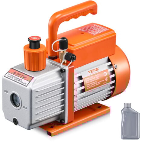 Elitech Pompe à Vide Climatisation HVAC, Pompe à Vide Contrôle Intelligente Via APP 4L/S Pour Auto Réfrigérateur, Surveillance Des Données V900 Vacuum Pump (sans Huile