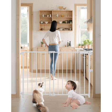 VEVOR Barrière De Lit Gonflable Pour Bébé - 132 Cm Avec Rabat Antidérapant 112x60 Cm - Lot De 2 - Housse Lavable, Pour Tous Lits